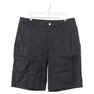 NWT Jordan Nike x Cactus Jack Shorts Men Size 34 Black Coated Waxed Travis Scott